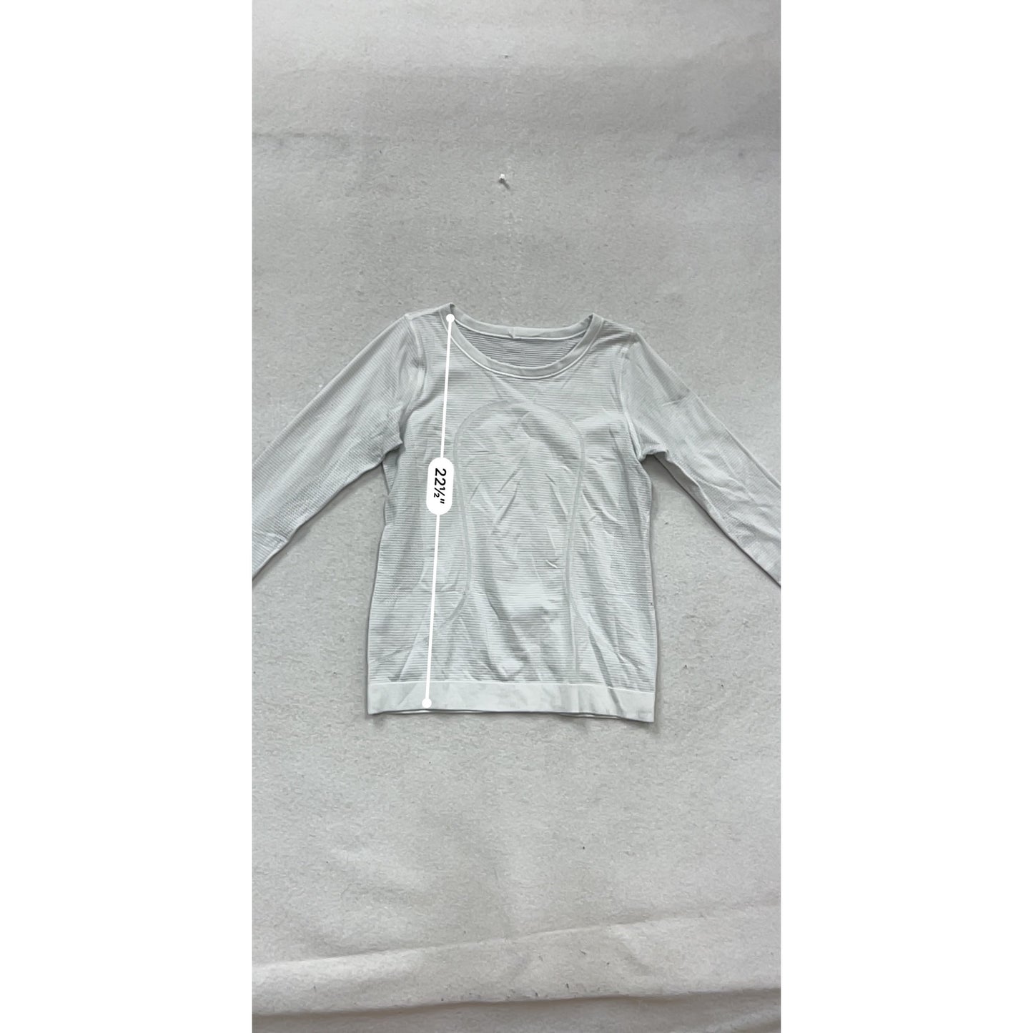 Lululemon White Long Sleeve Athletic Top #321A