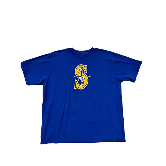 Seattle Mariners Fanatics Mens 3XLT Blue T-Shirt #6358