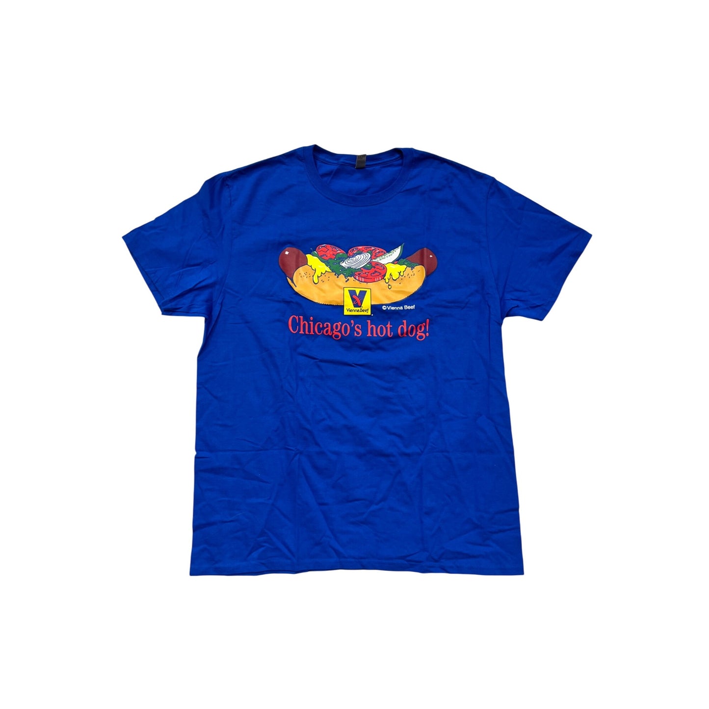 Vienna Beef Chicagos Hot Dog Graphic T-Shirt Men’s XL #8113