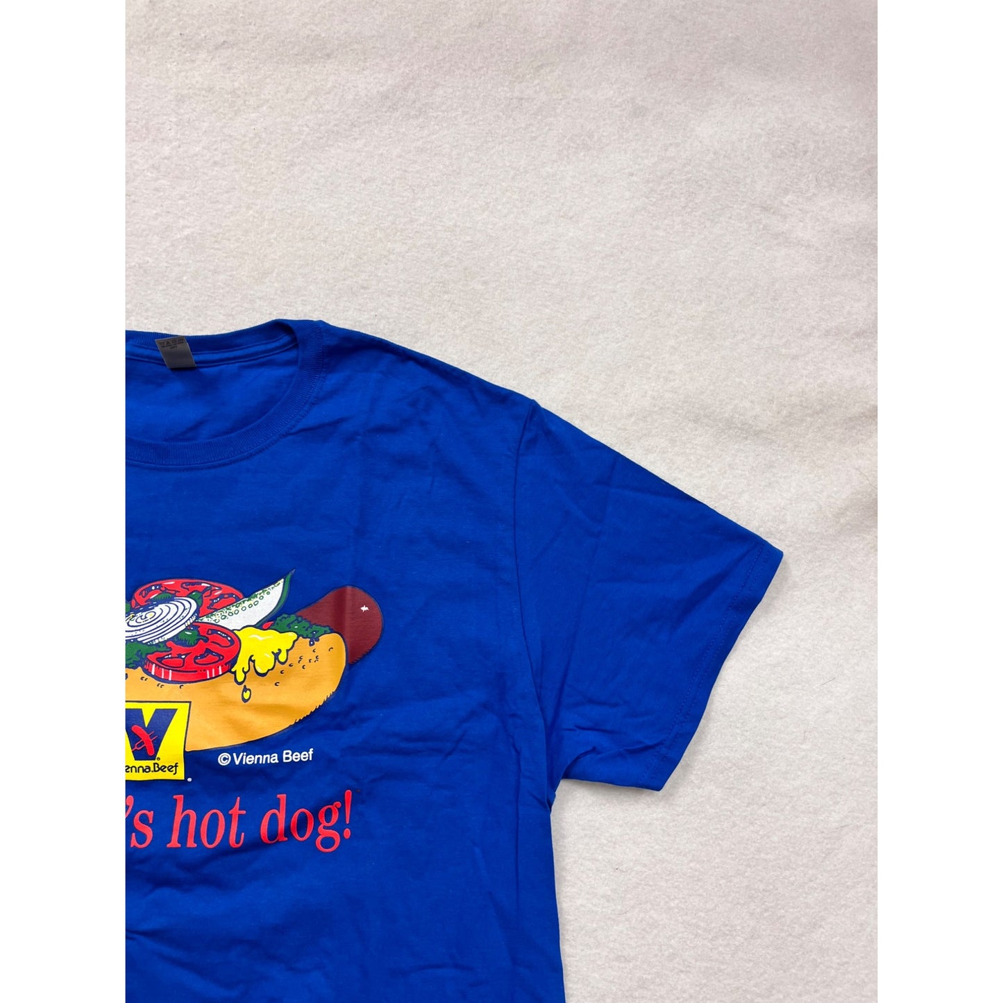 Vienna Beef Chicagos Hot Dog Graphic T-Shirt Men’s XL #8113