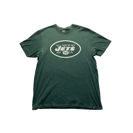 New York Jets 47 Brand XL Green T-Shirt Cotton/Polyester Blend #7141