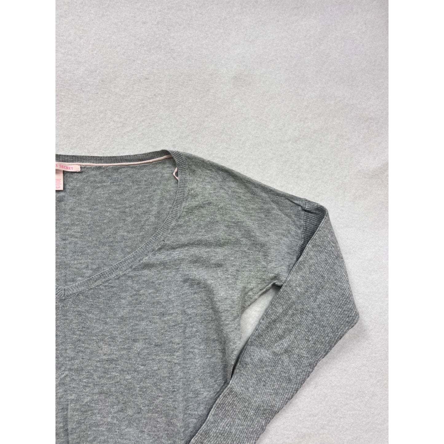 Victorias Secret Gray Lightweight Sweater S/P #8866
