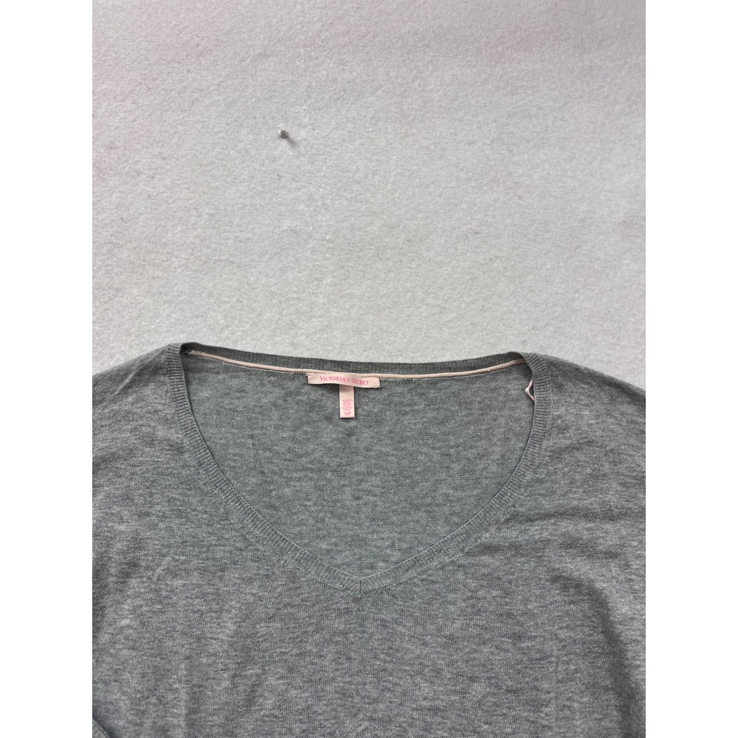 Victorias Secret Gray Lightweight Sweater S/P #8866