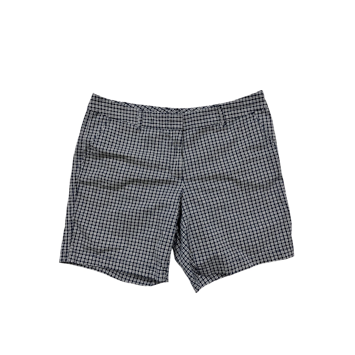 LandN Sea Black & White Plaid Shorts Size 16 #418A