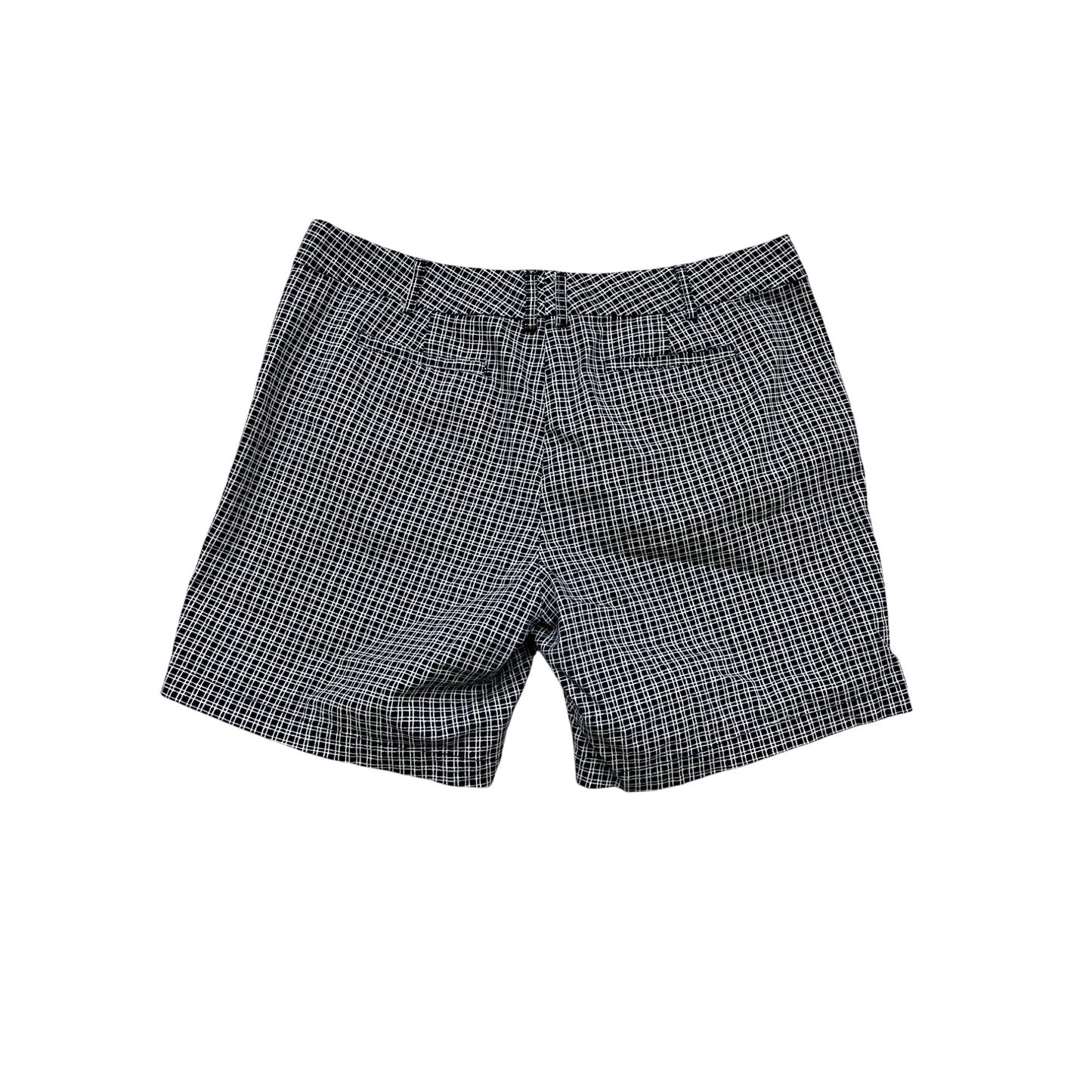 LandN Sea Black & White Plaid Shorts Size 16 #418A