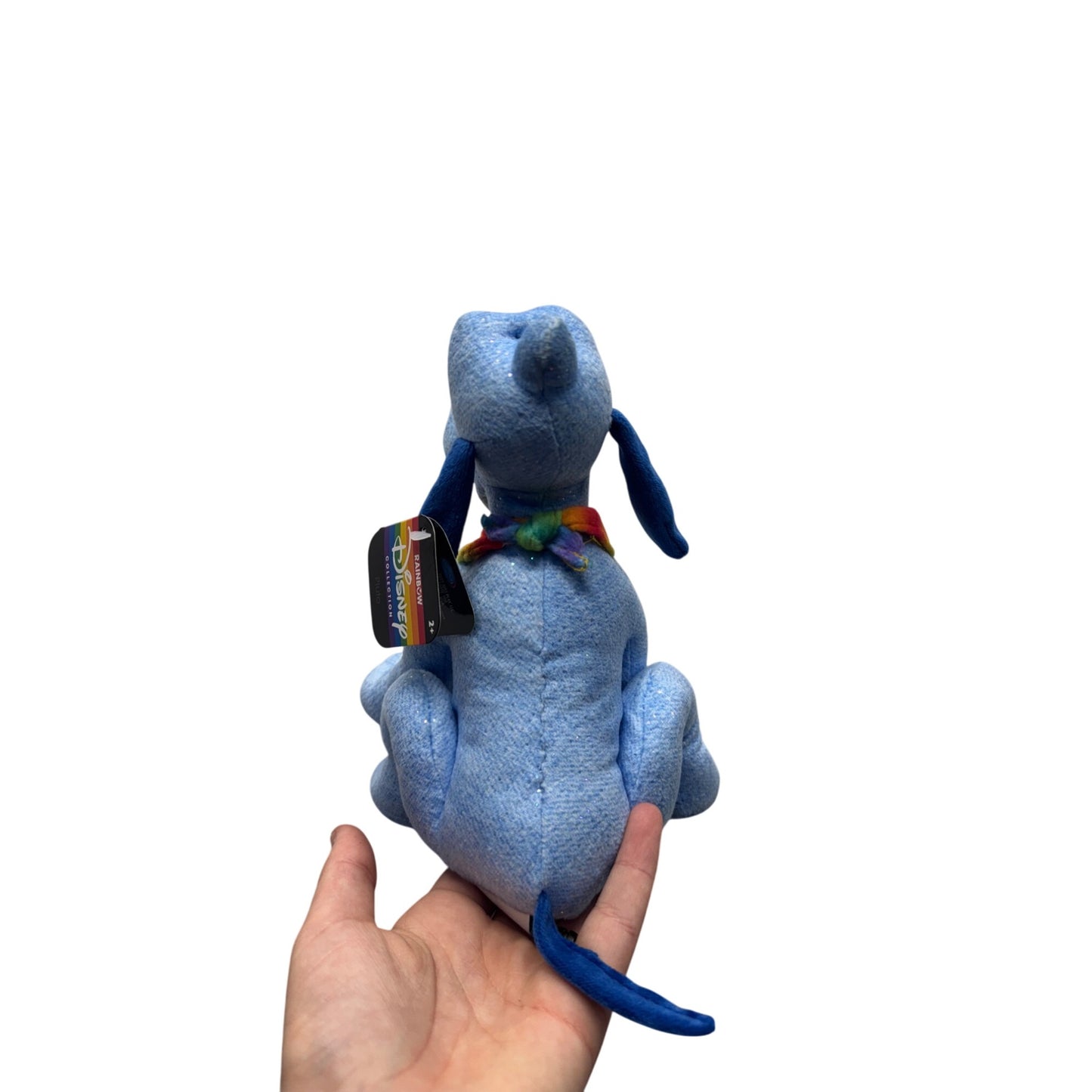 Disney Rainbow Collection Pluto Blue Plush Toy 2022 Sparkly Just Play 2+ #9871