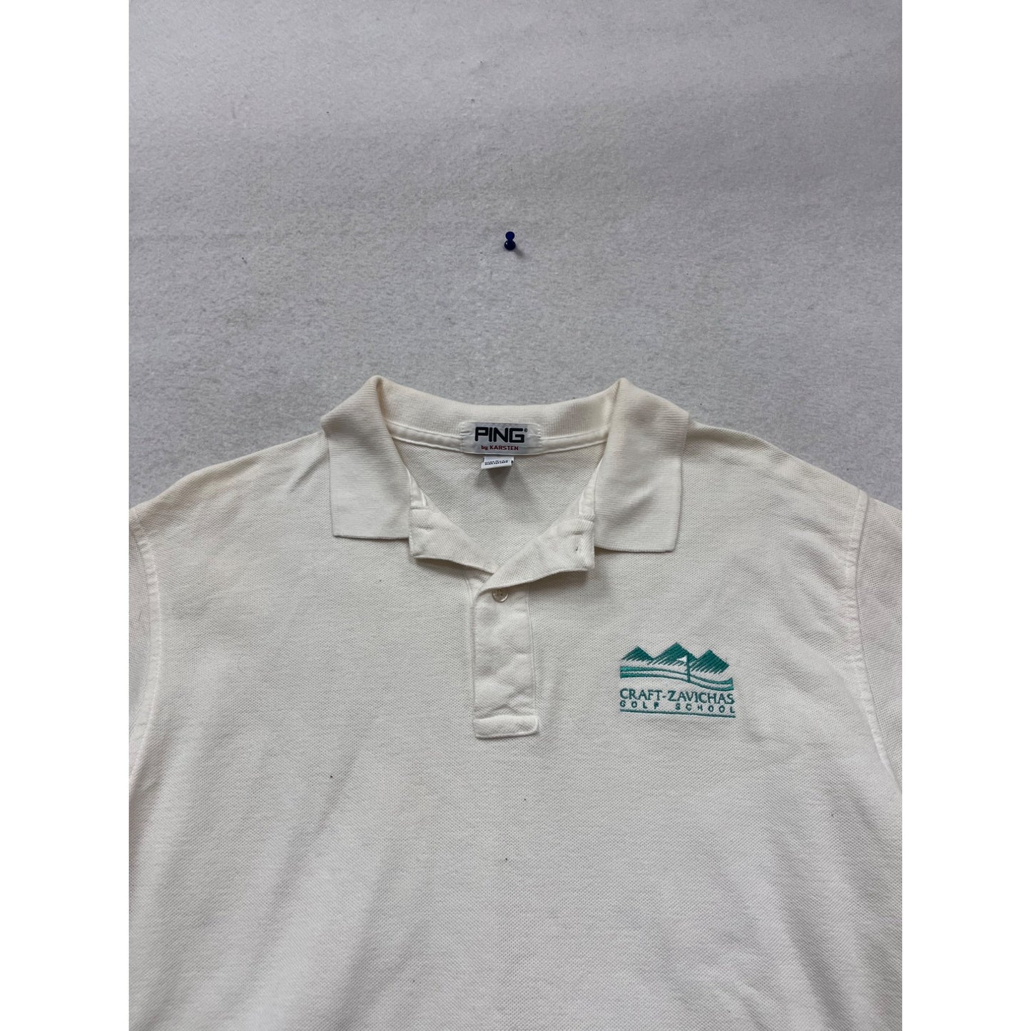 Ping By Karsten Craft-Zavickas Golf School Polo Shirt Size L #470A