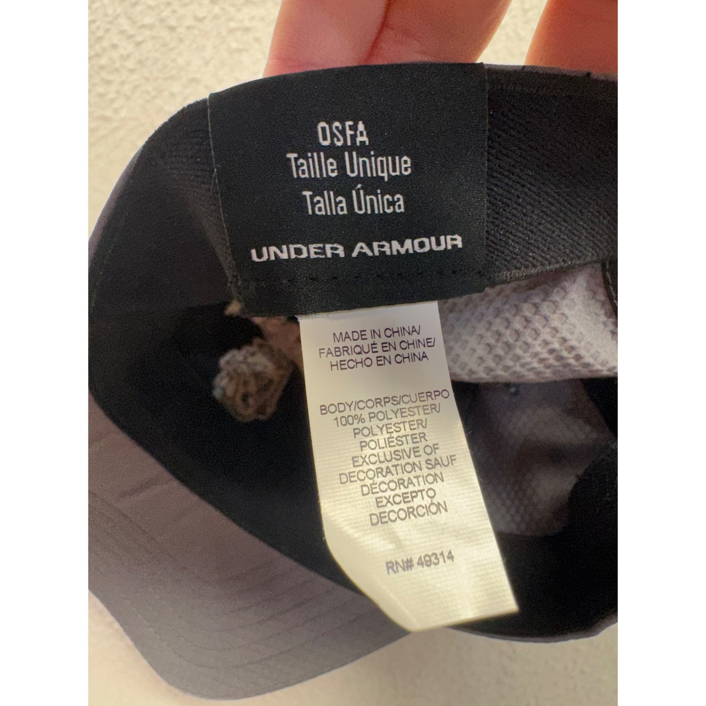 Under Armour MN Duluth Bulldogs Gray Baseball Cap 100% Polyester #7897