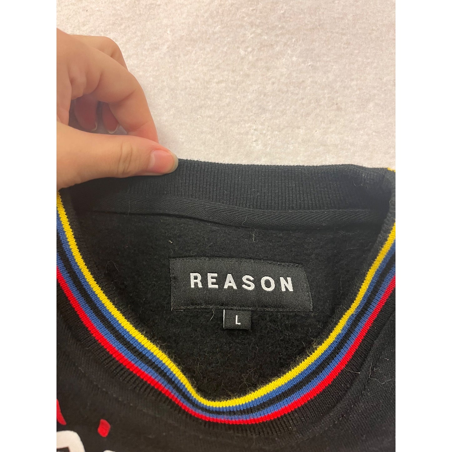 Reason Mens "King Of The City" Graphic Sweatshirt Size L #8892