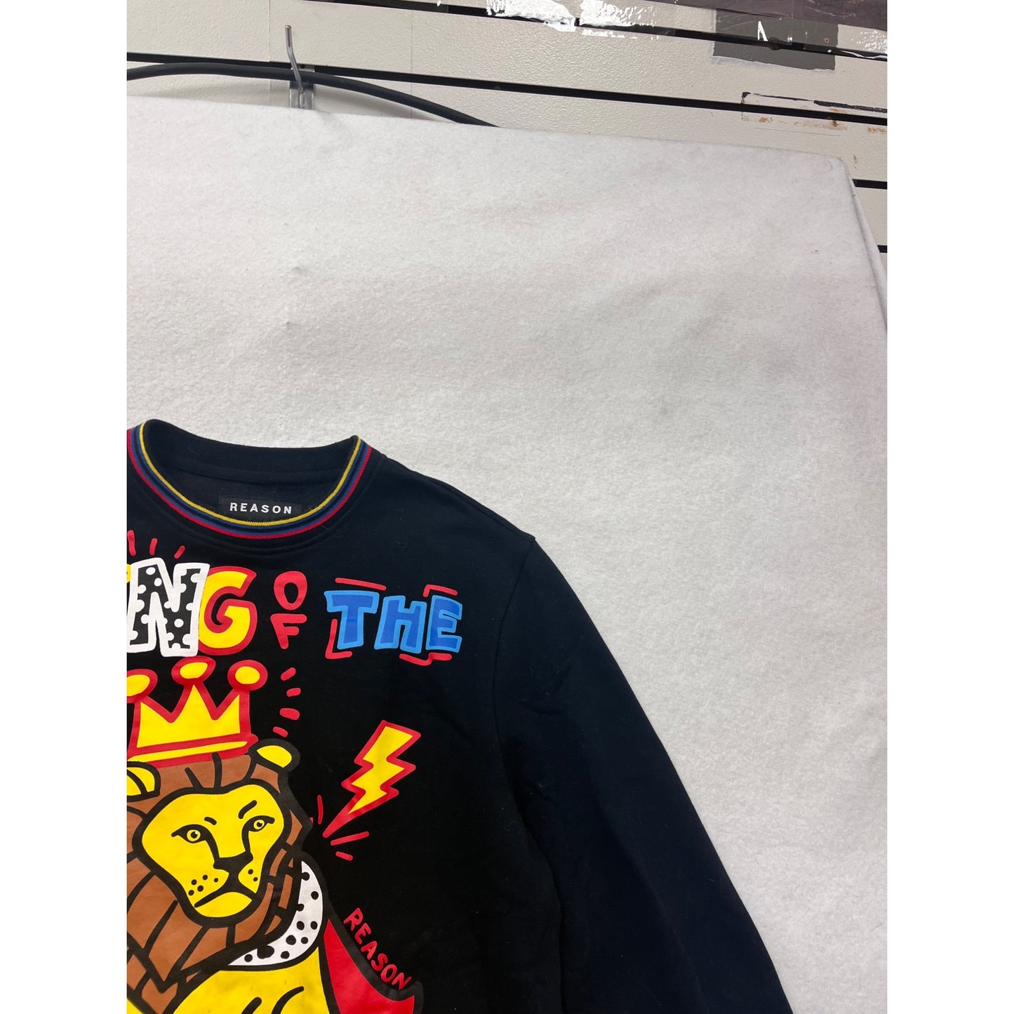 Reason Mens "King Of The City" Graphic Sweatshirt Size L #8892
