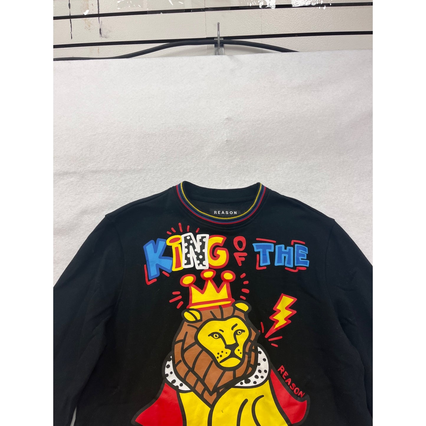 Reason Mens "King Of The City" Graphic Sweatshirt Size L #8892
