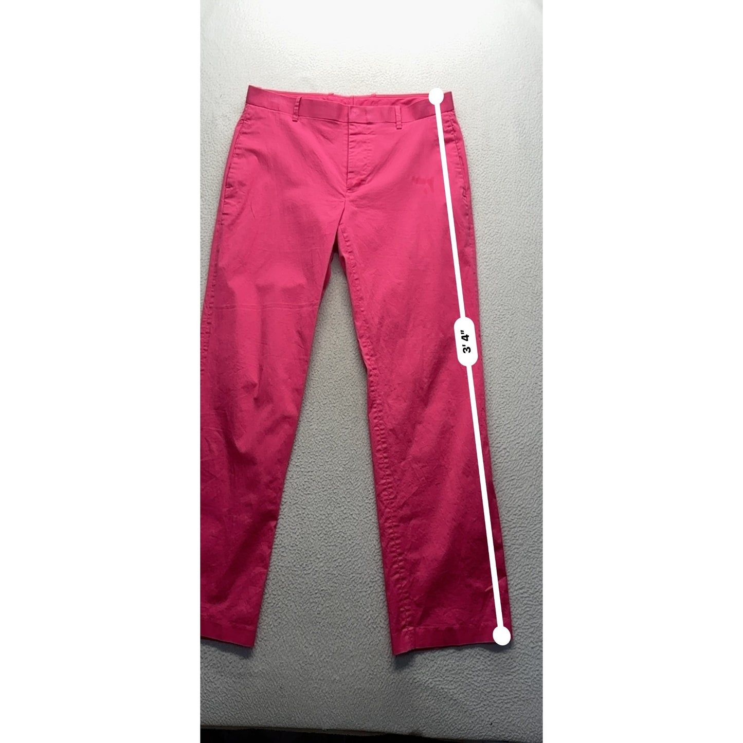 INC Slim Fit Pink Pants 29 US Cotton/Spandex Blend Made In Indonesia #161B