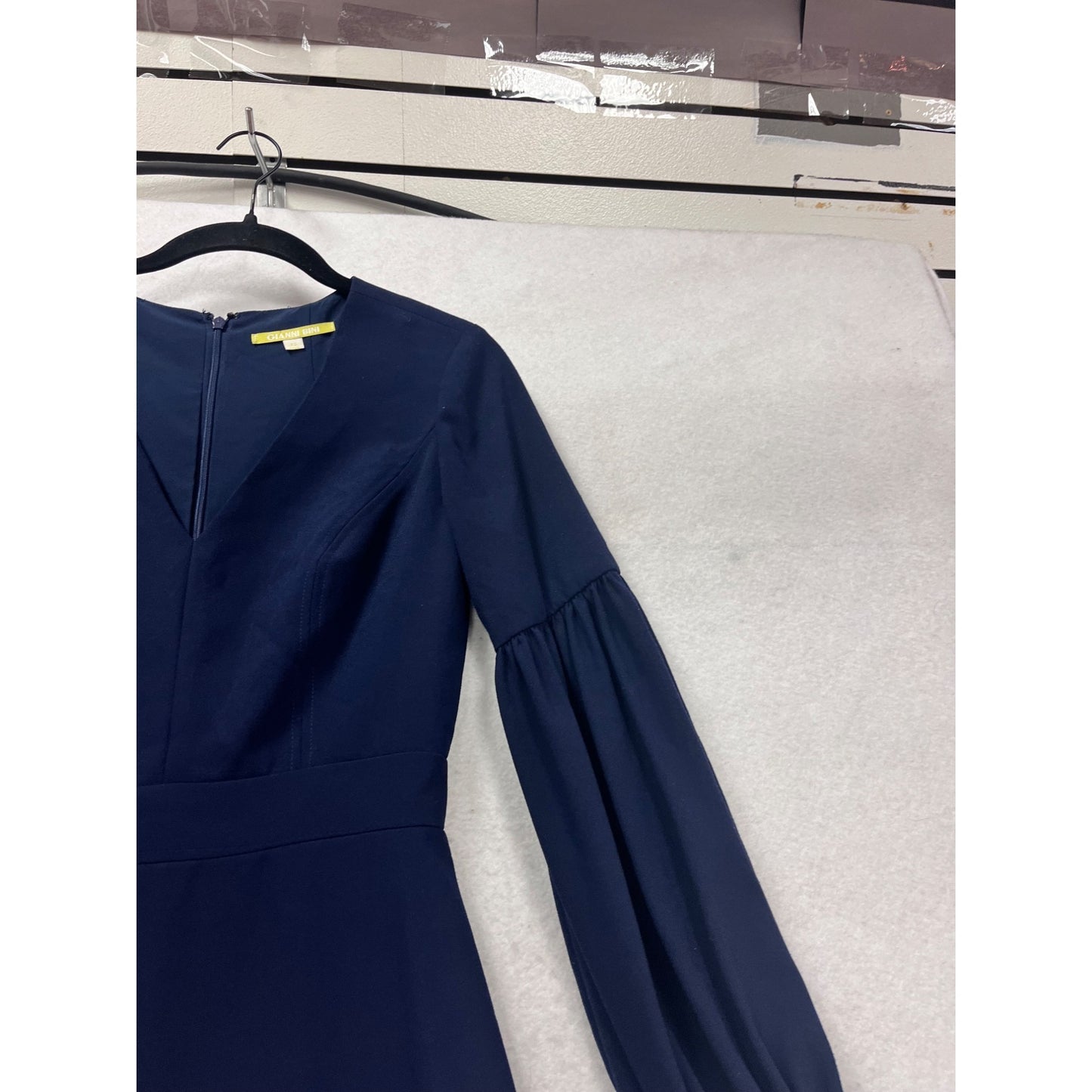 Gianni Bini Navy Blue Long Sleeve Dress XS #454A