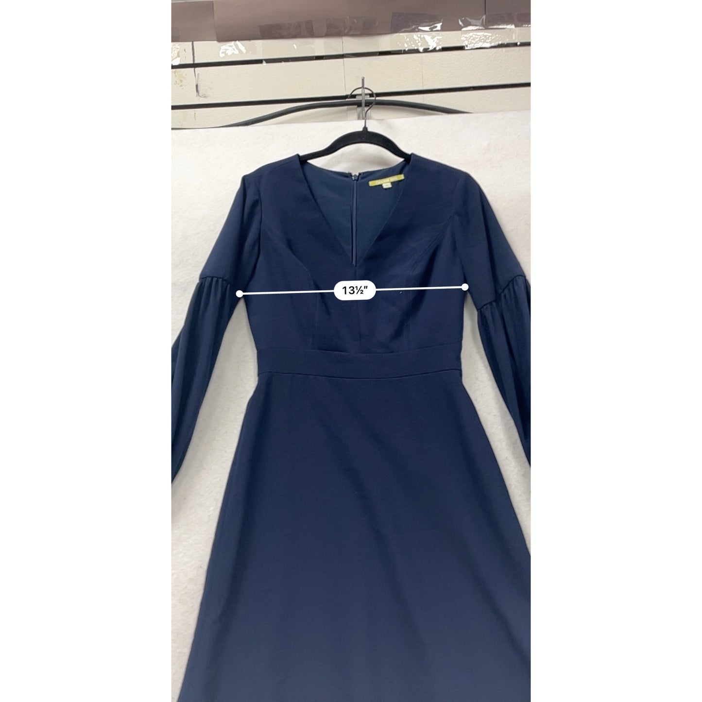 Gianni Bini Navy Blue Long Sleeve Dress XS #454A