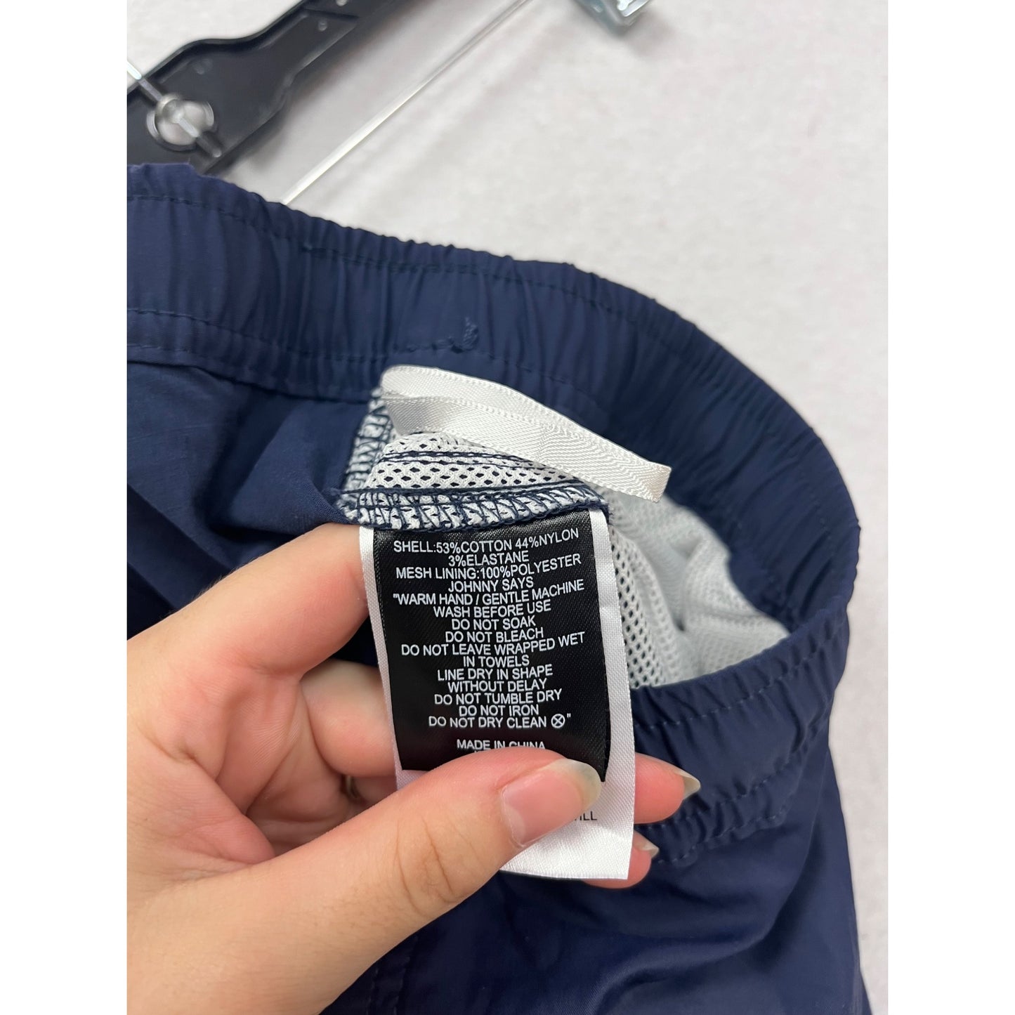 Johnny Bigg Mens Navy Swim Shorts XL #717A