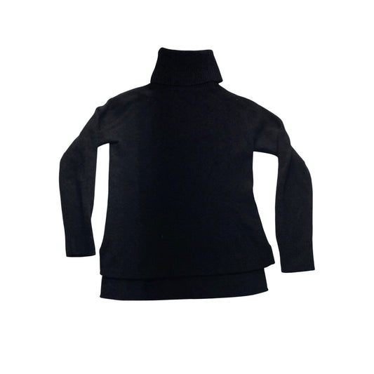 41 Hawthorn Small Black 100% Cashmere Turtleneck Sweater #7133