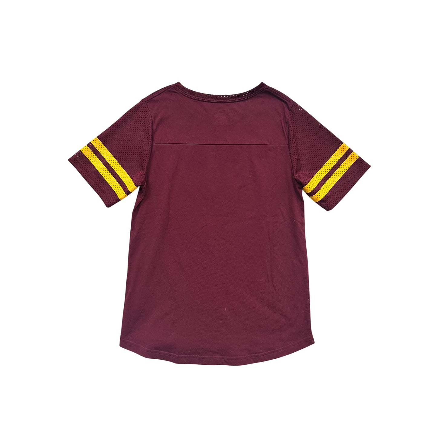 Nike Minnesota Golden Gophers Maroon & Gold Short Sleeve Athletic Tee M #951A