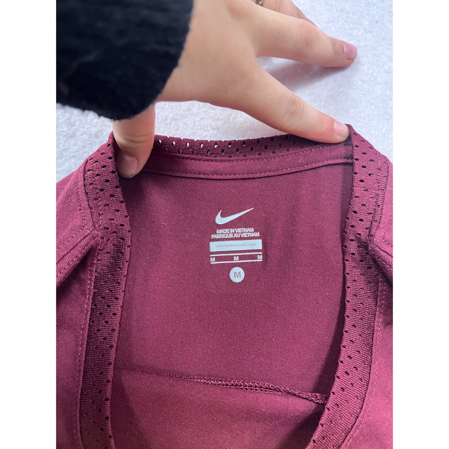 Nike Minnesota Golden Gophers Maroon & Gold Short Sleeve Athletic Tee M #951A