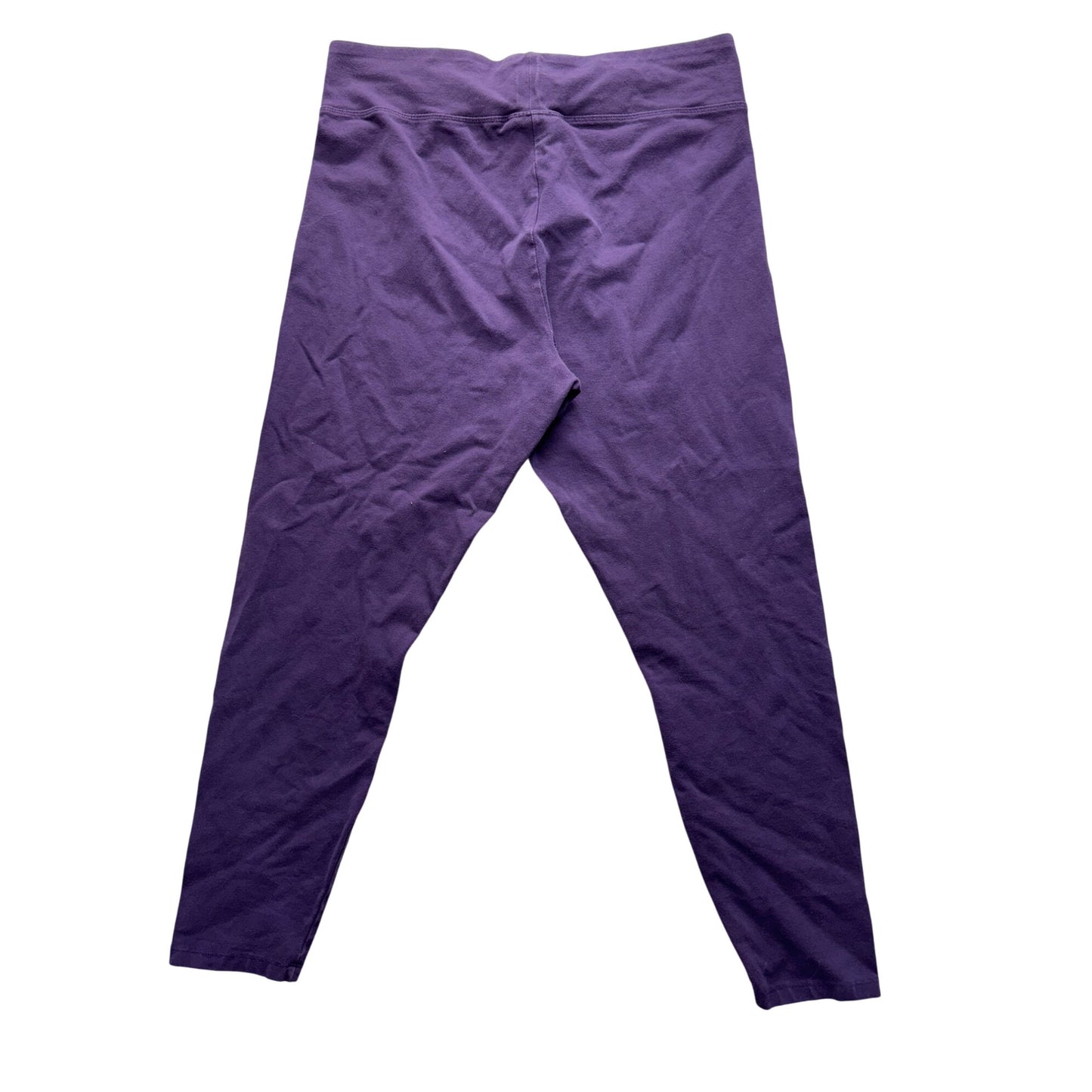 Fila Purple Leggings XL High-Waisted Stretch Activewear 23B