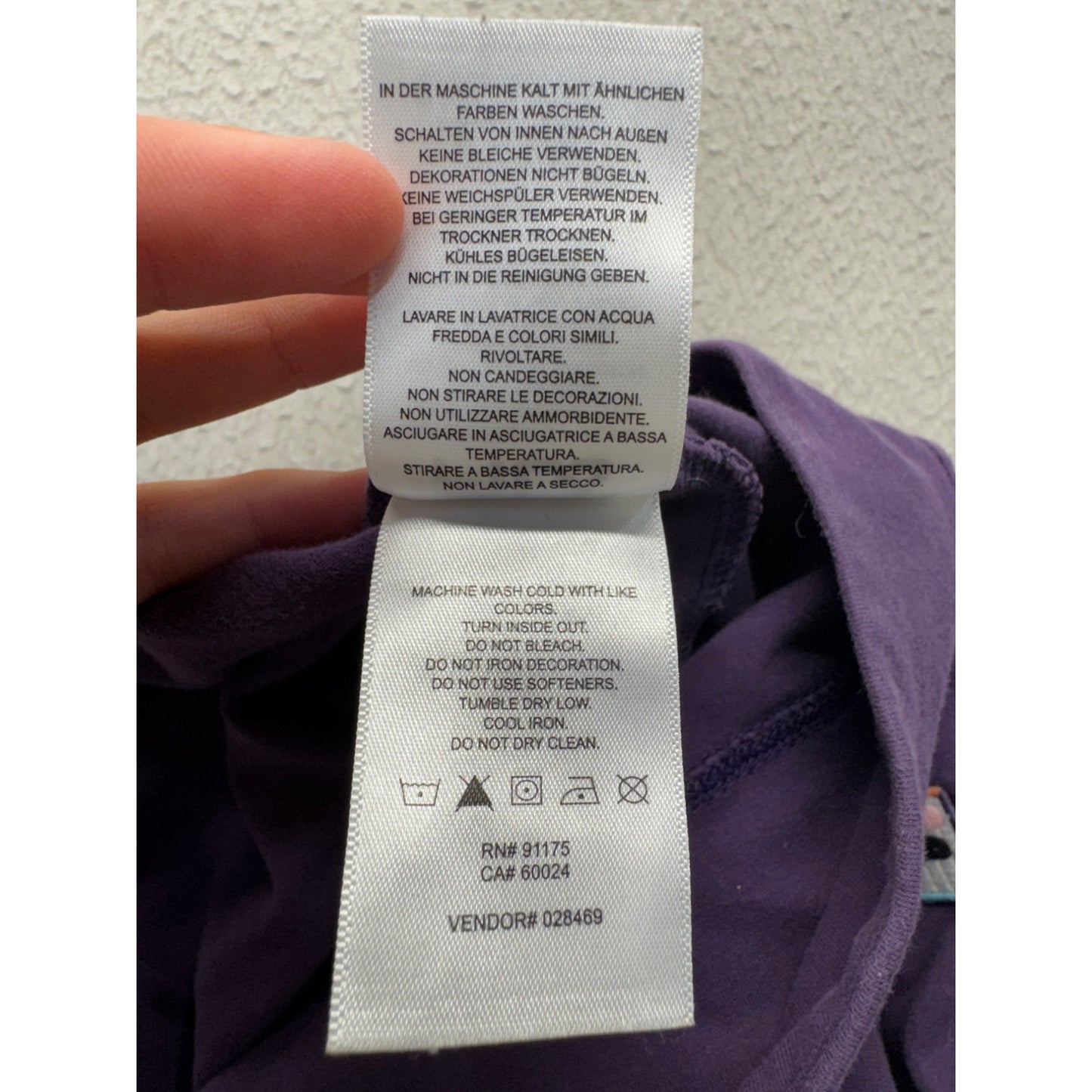 Fila Purple Leggings XL High-Waisted Stretch Activewear 23B