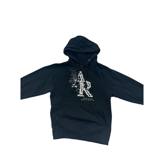 Arzillo Raffinato Black Pullover Hoodie With Logo #8732