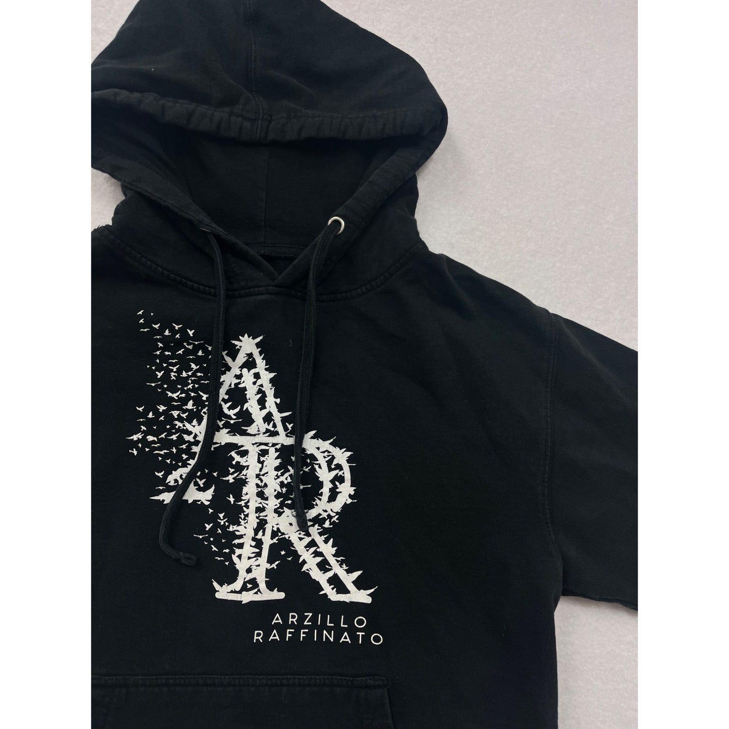 Arzillo Raffinato Black Pullover Hoodie With Logo #8732