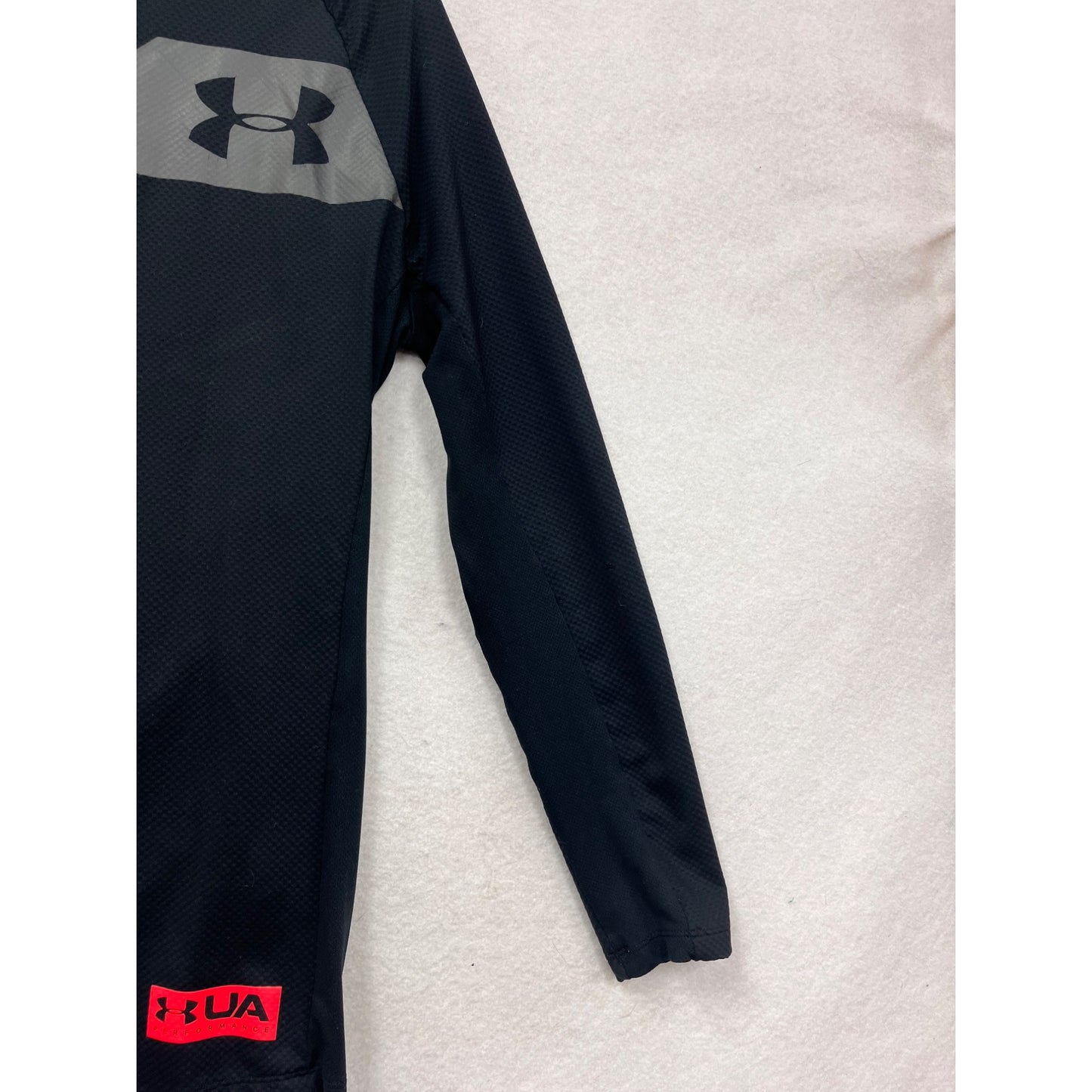 Under Armour Mens ColdGear Long Sleeve Fitted Shirt M Black #8315