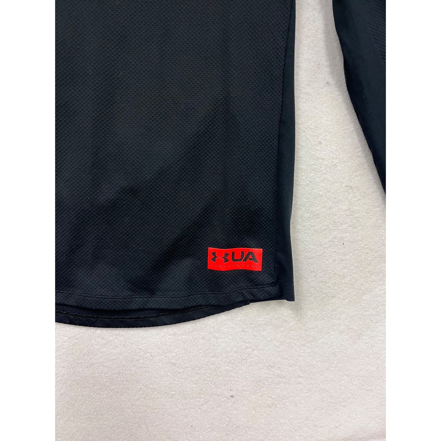 Under Armour Mens ColdGear Long Sleeve Fitted Shirt M Black #8315