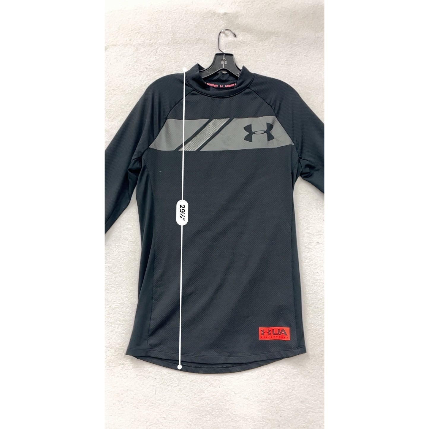 Under Armour Mens ColdGear Long Sleeve Fitted Shirt M Black #8315