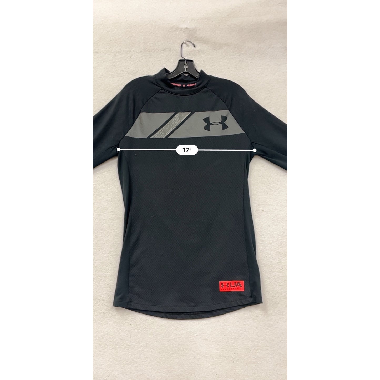 Under Armour Mens ColdGear Long Sleeve Fitted Shirt M Black #8315