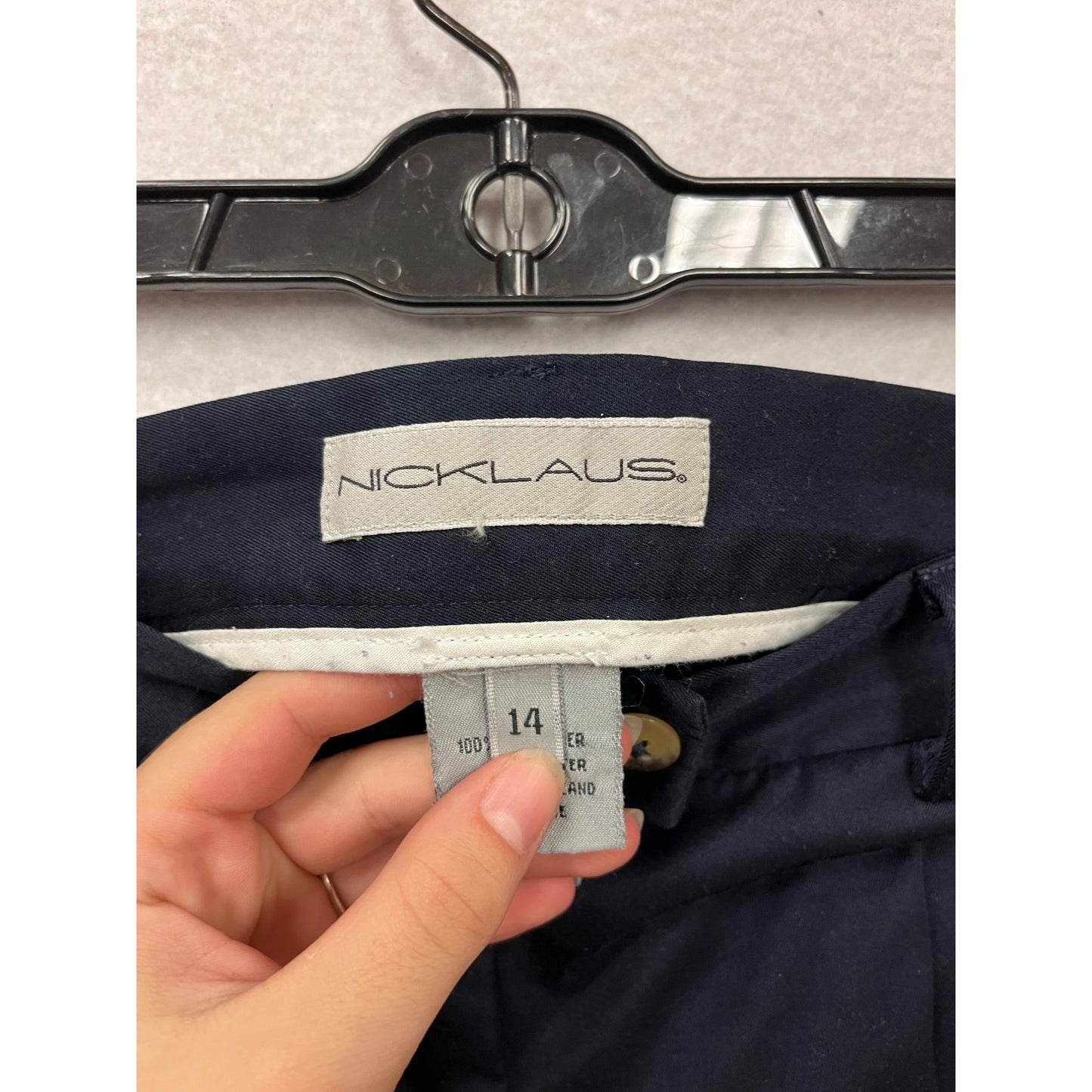 Nicklaus Navy Golf Shorts Size 14 #564A