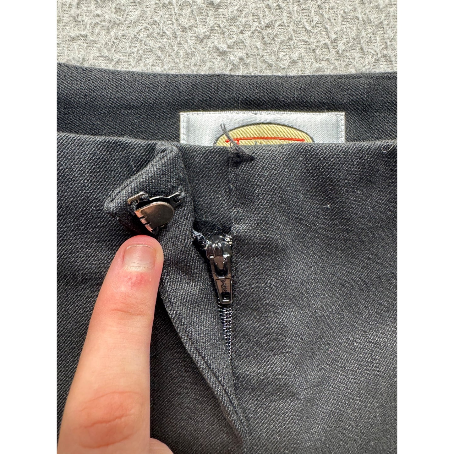 Talbots Black Stretch Trousers Size 10 Polyester Blend 459B