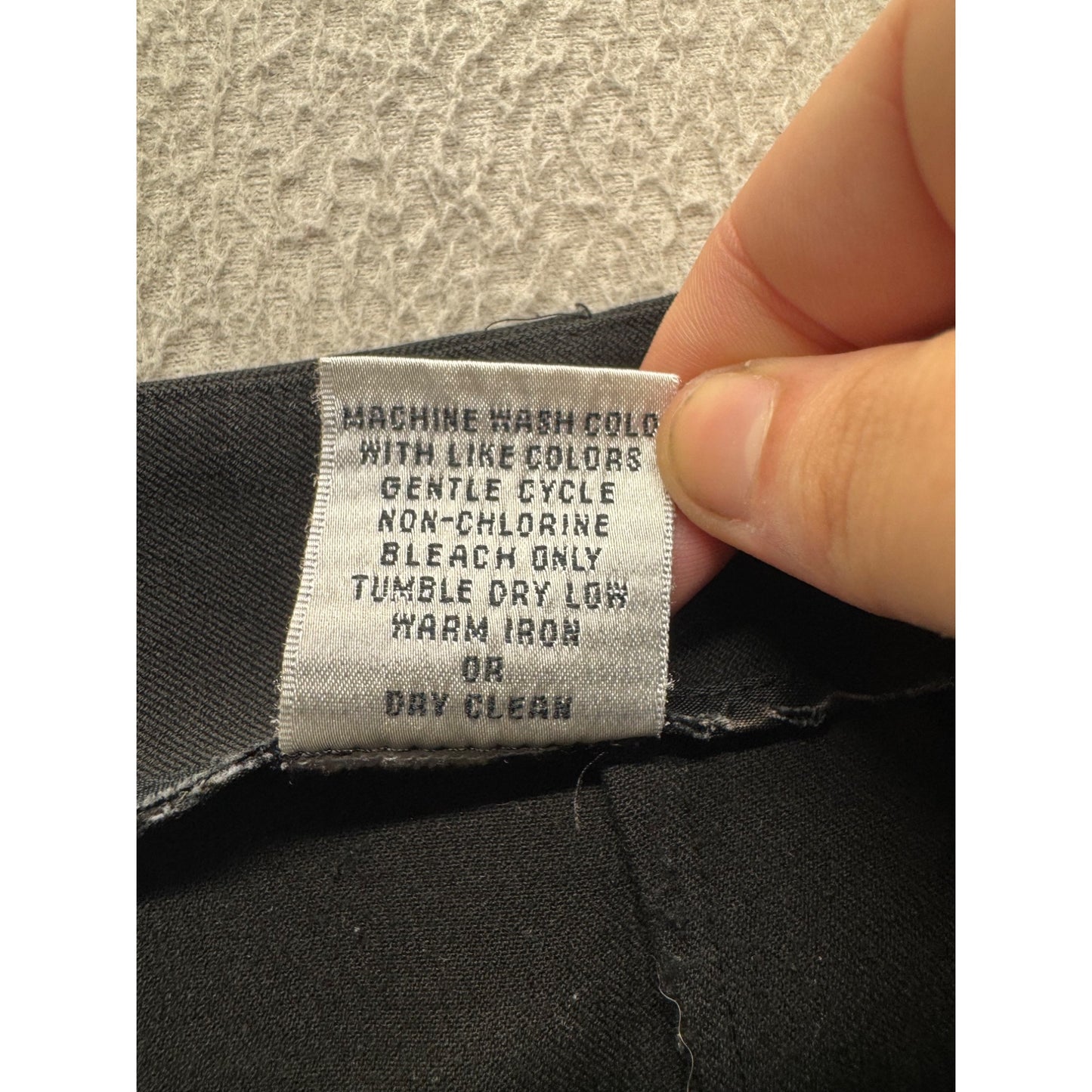 Talbots Black Stretch Trousers Size 10 Polyester Blend 459B