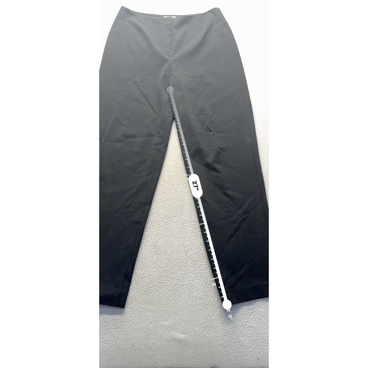 Talbots Black Stretch Trousers Size 10 Polyester Blend 459B