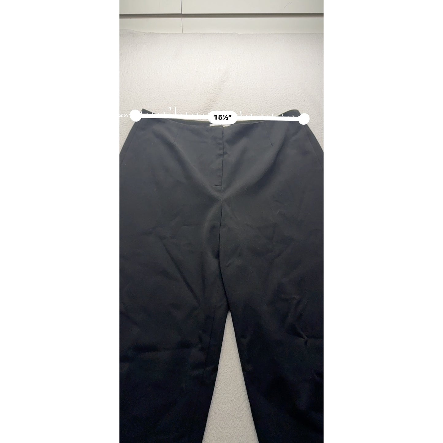 Talbots Black Stretch Trousers Size 10 Polyester Blend 459B