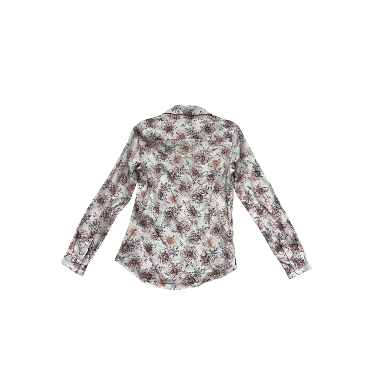 Dudalina 36 Long-Sleeve Floral Print Shirt #603A
