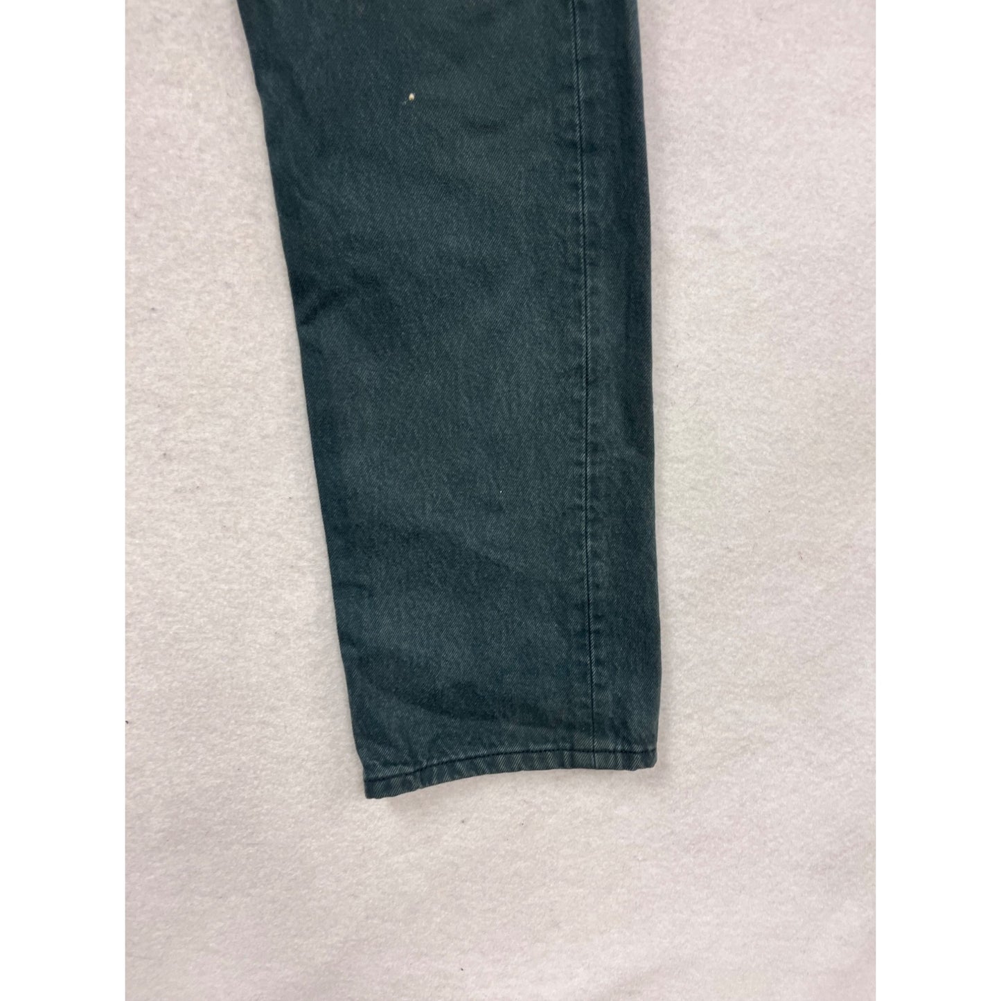 Levis W31 L30 Green Denim Jeans #734A