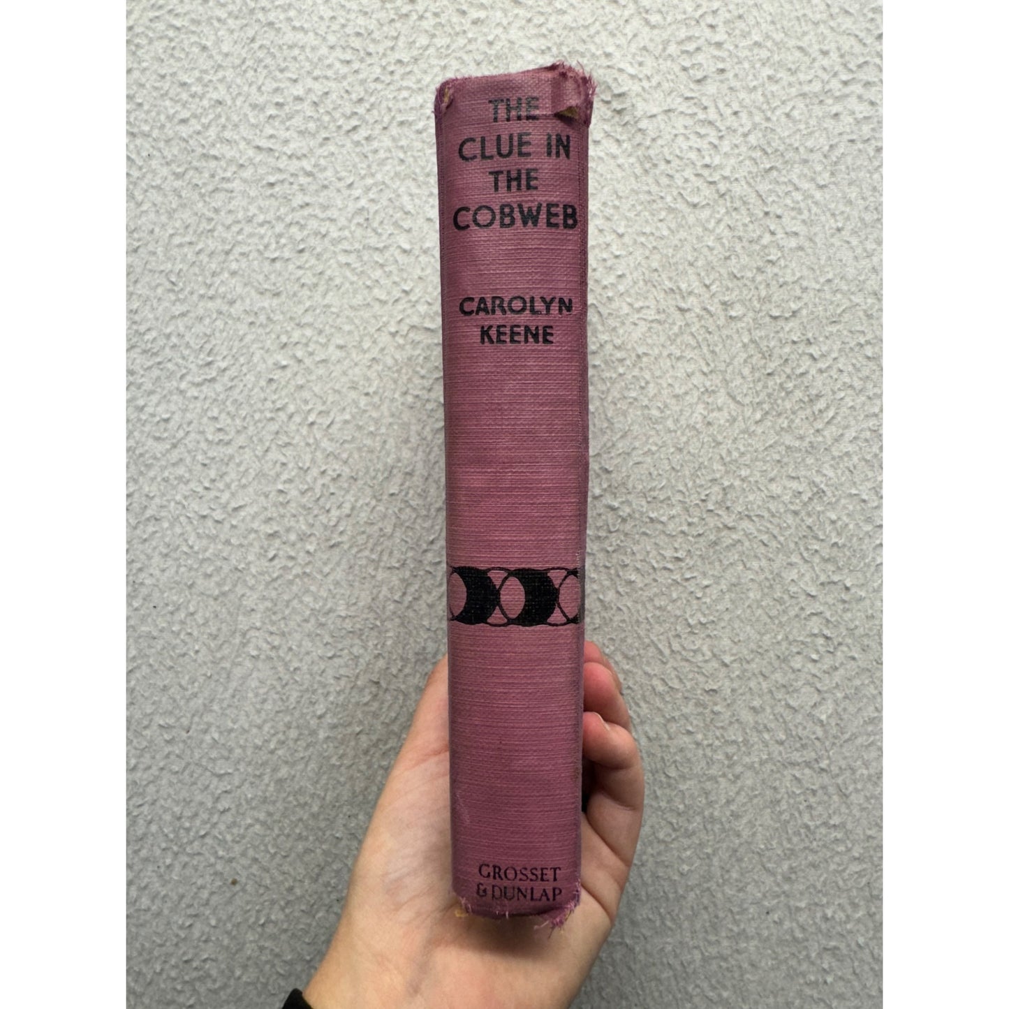 The Clue In The Cobweb By Carolyn Keene Hardcover Vintage Grosset & Dunlap #9909