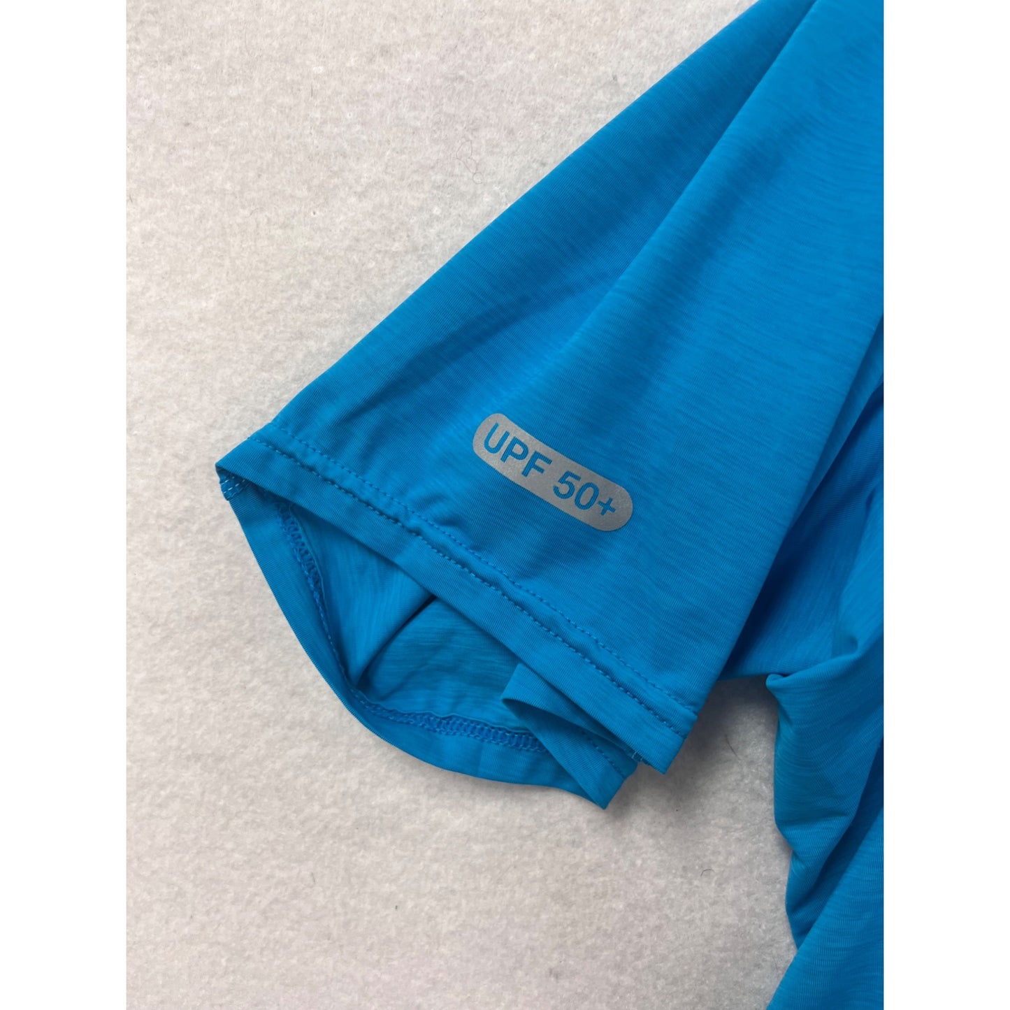 NRS Mens XL UPF 50+ Sun Protection Blue Short Sleeve Moisture-Wicking T-Shirt #8871