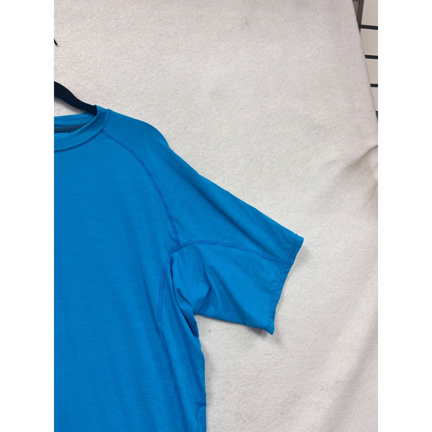 NRS Mens XL UPF 50+ Sun Protection Blue Short Sleeve Moisture-Wicking T-Shirt #8871