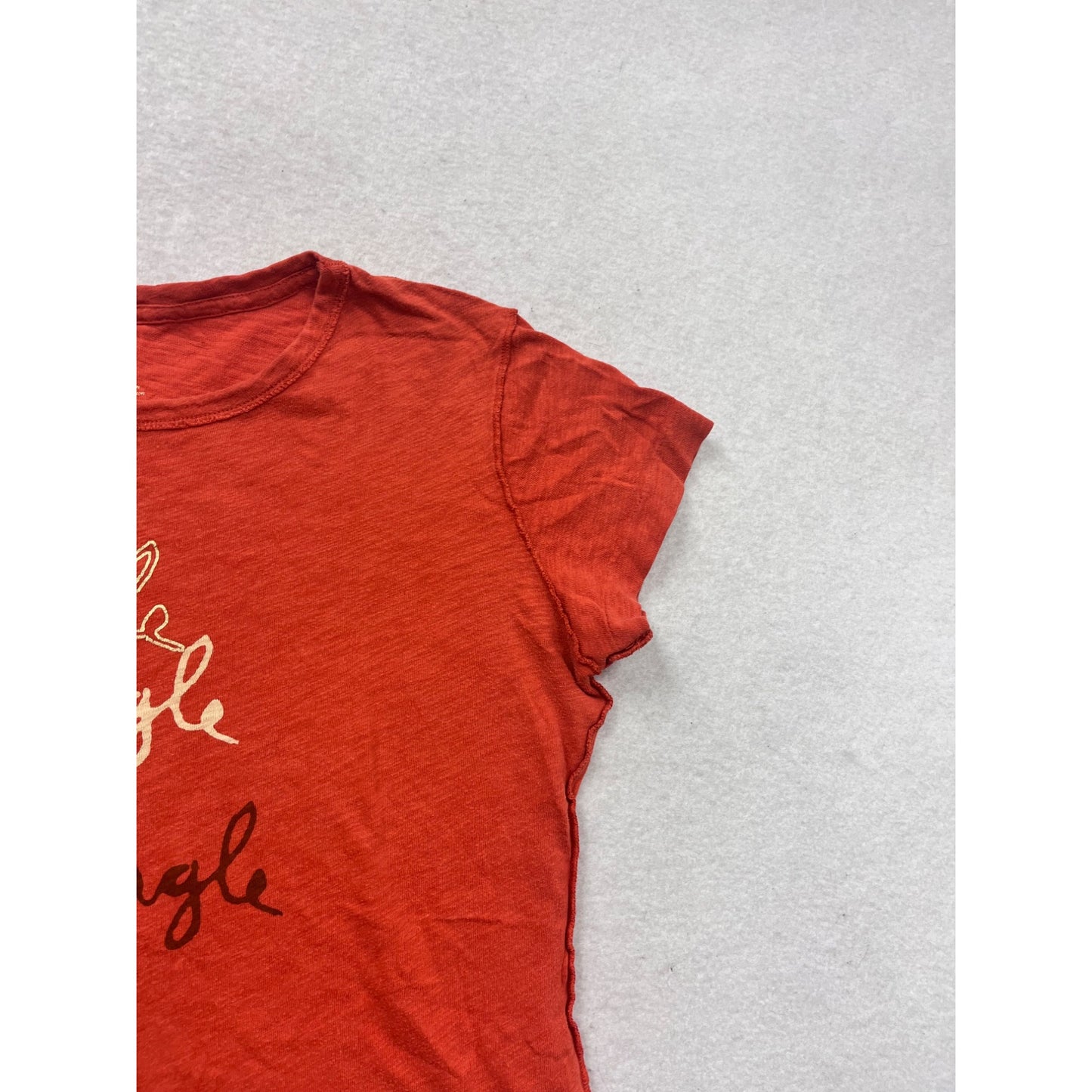 American Eagle Outfitters Red Graphic Tee S #642A
