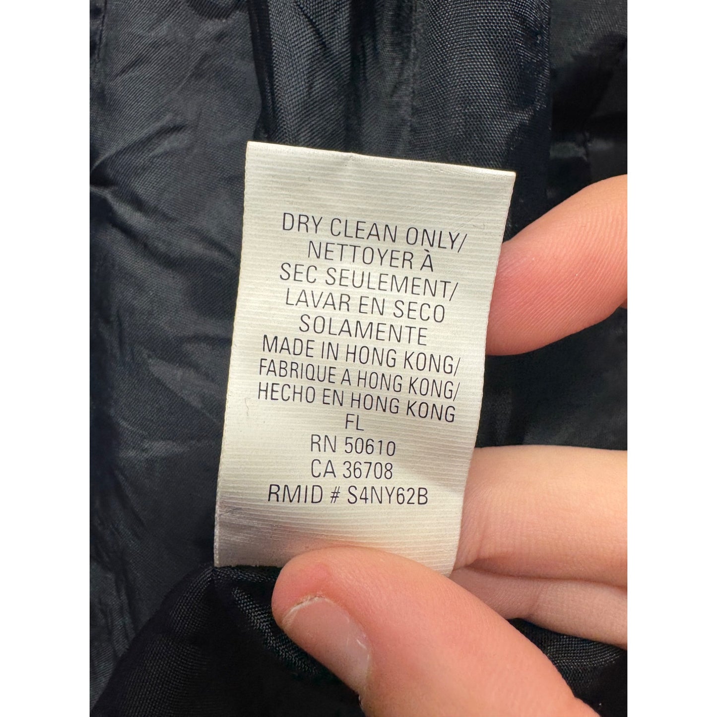 Anne Klein Pinstripe Blazer Size 12 Black & White #7906