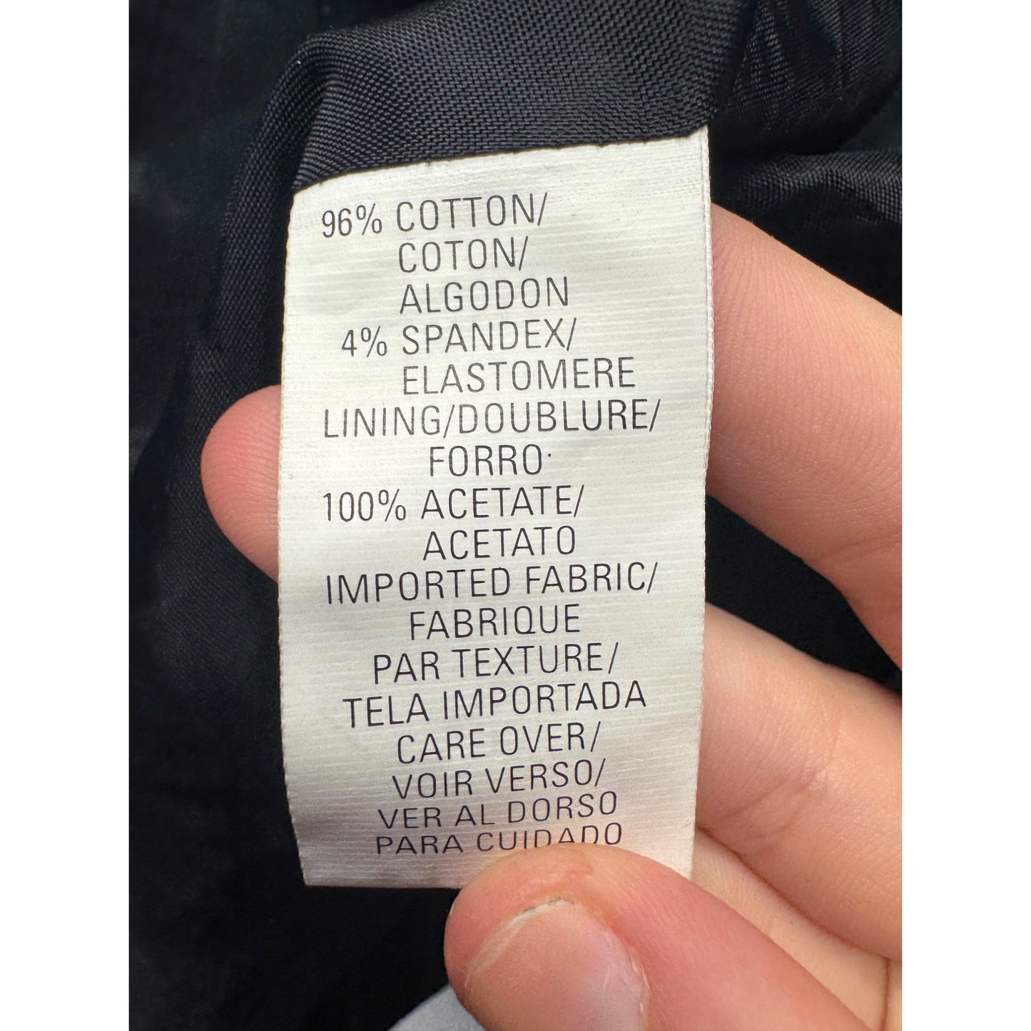 Anne Klein Pinstripe Blazer Size 12 Black & White #7906