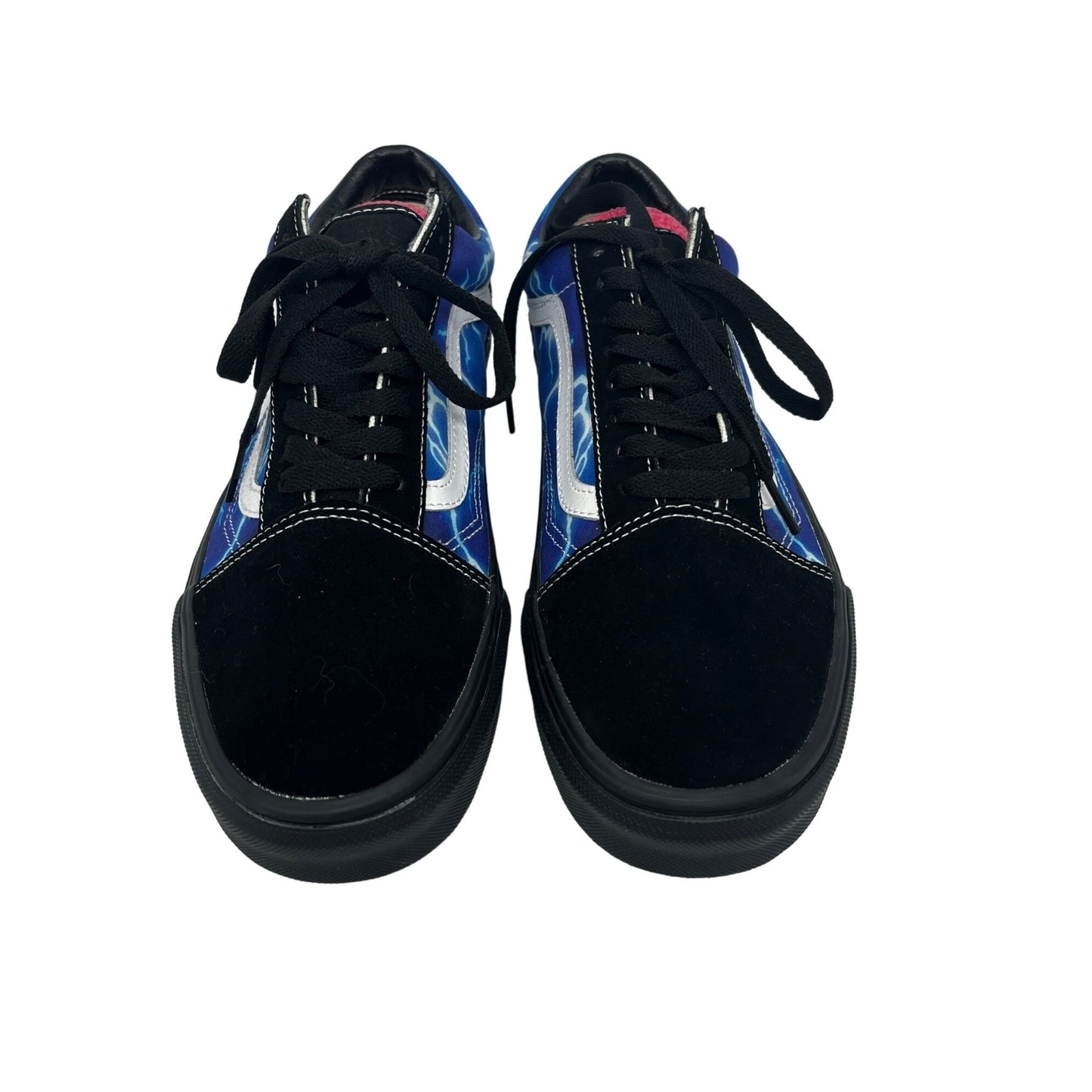 Men’s Lightning Print Low-Top Vans #2538