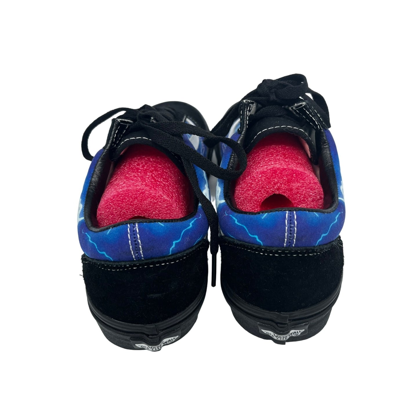 Men’s Lightning Print Low-Top Vans #2538