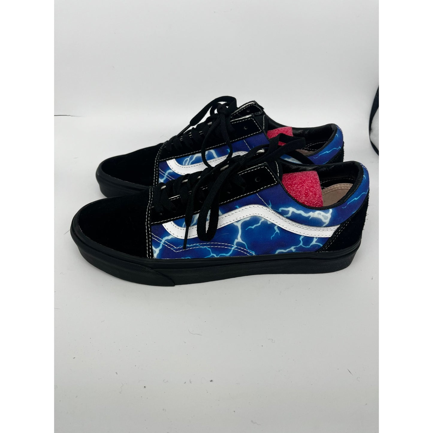 Men’s Lightning Print Low-Top Vans #2538