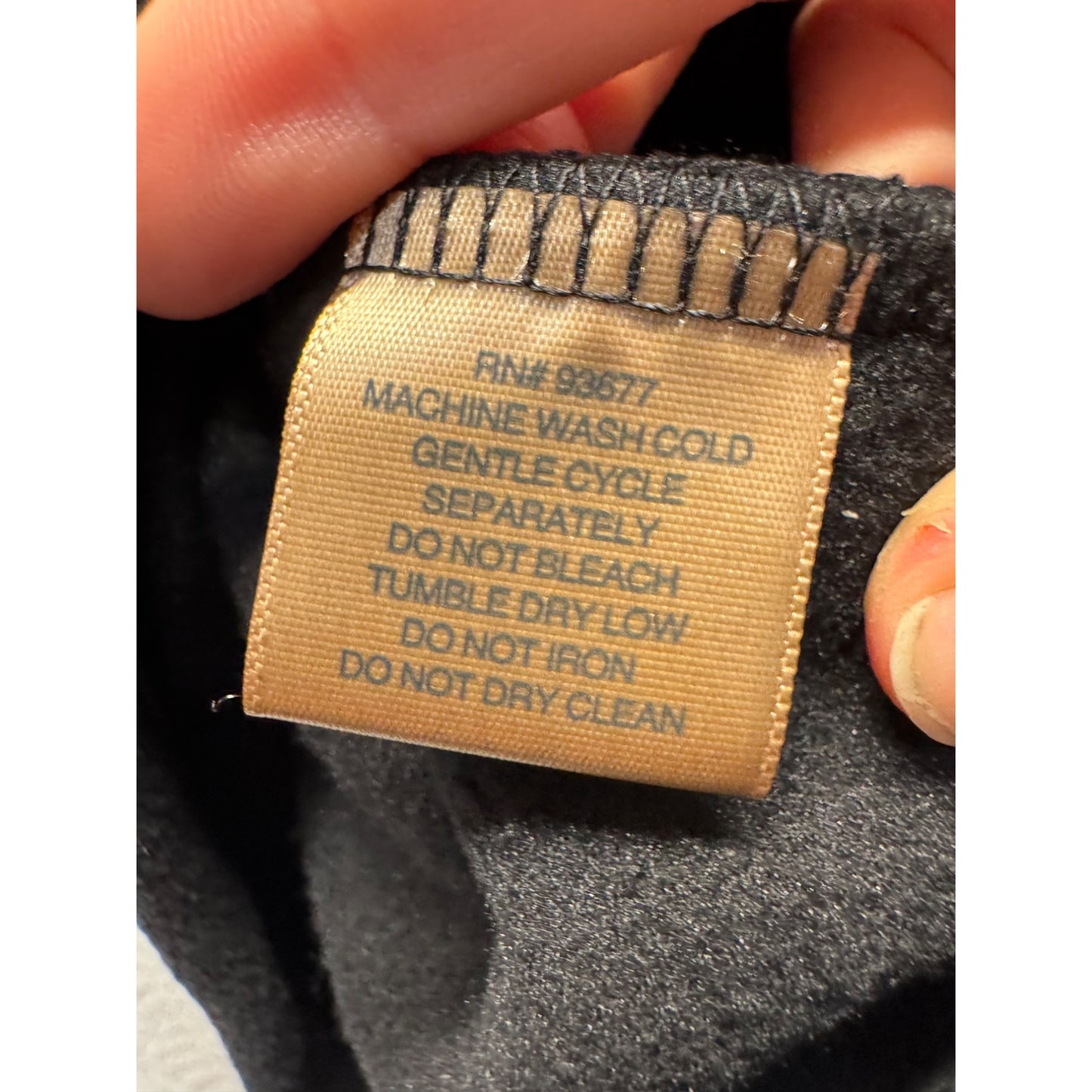 The Foundry Supply Co. Black 1/4 Zip Fleece Pullover 3XLT Mens Size 9424