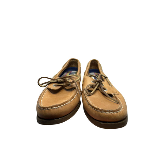 Sperry Top-Sider Women's Tan Leather Boat Shoes Size 9 #346B