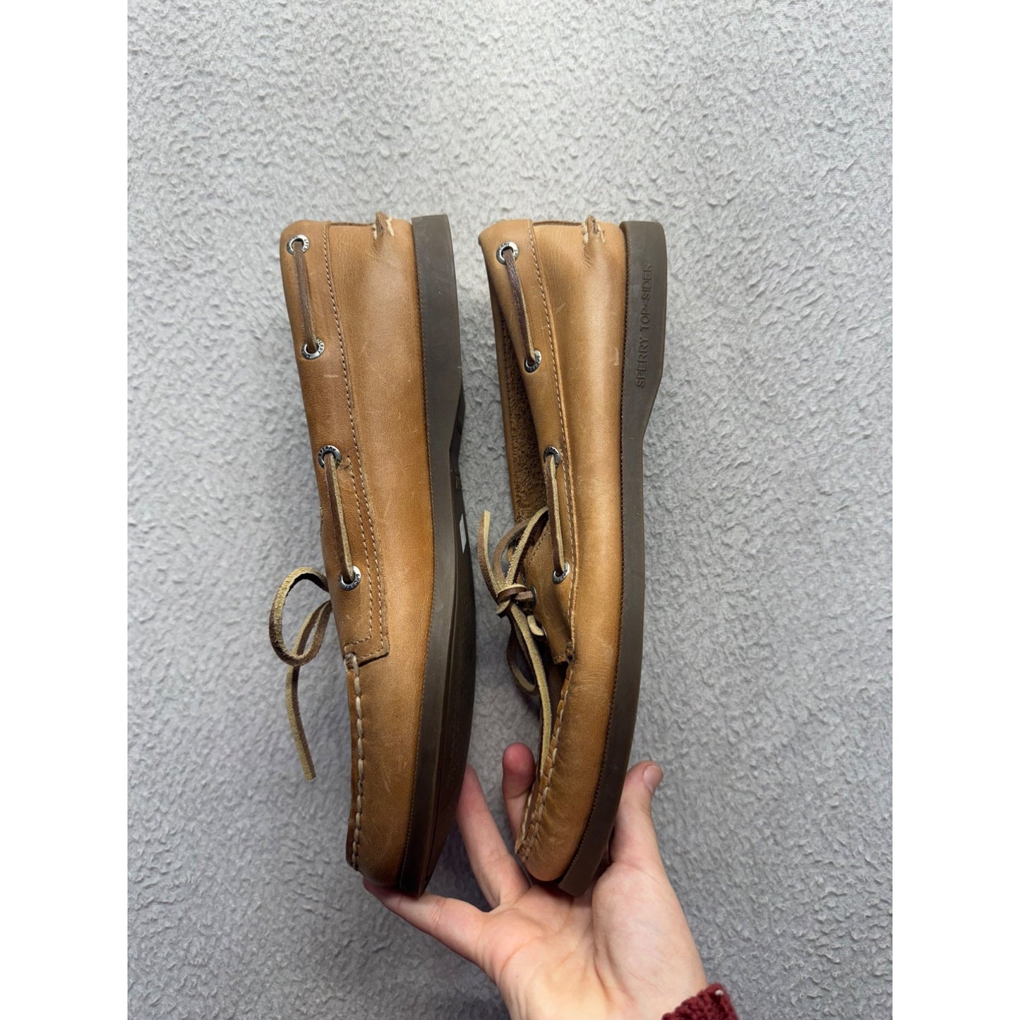 Sperry Top-Sider Women's Tan Leather Boat Shoes Size 9 #346B