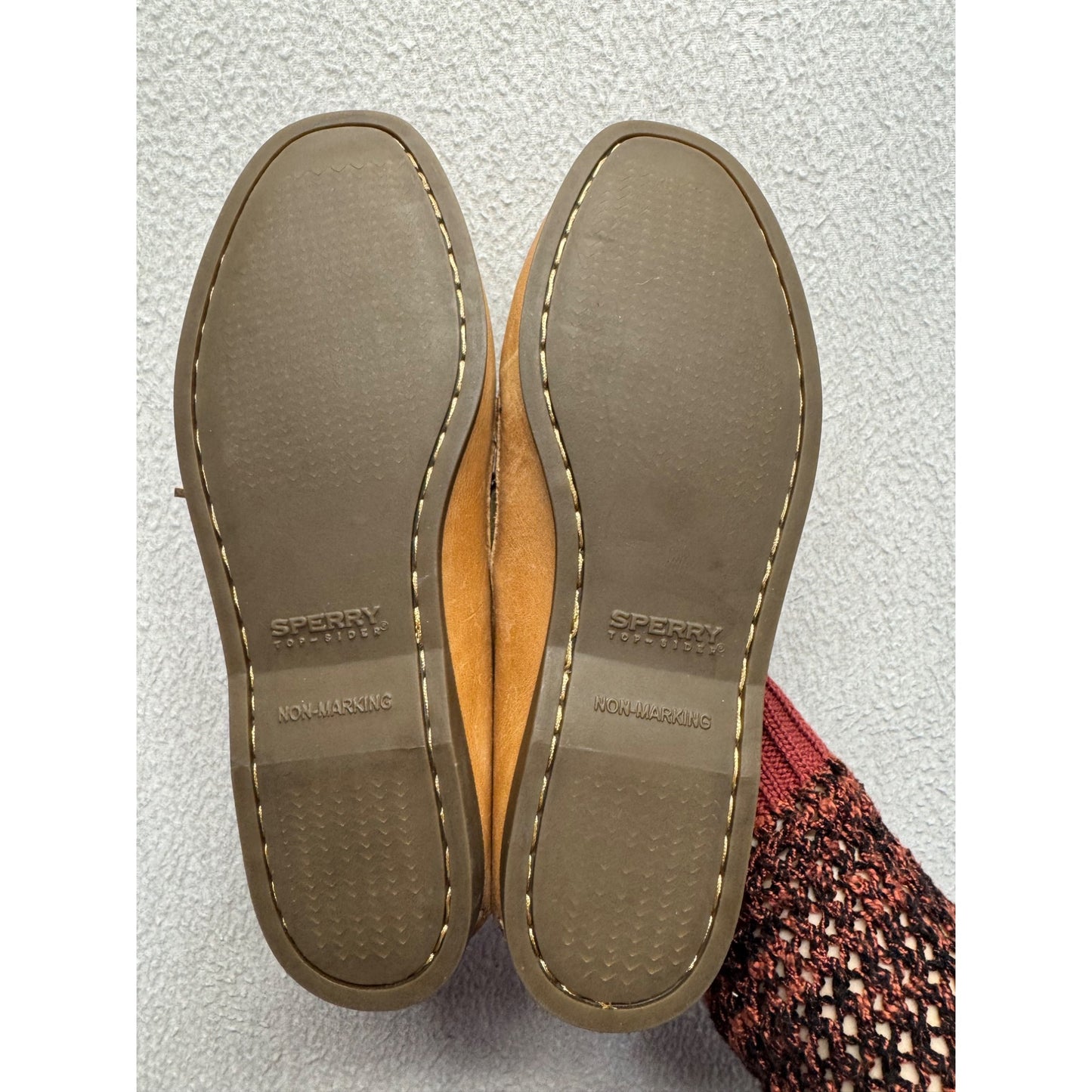 Sperry Top-Sider Women's Tan Leather Boat Shoes Size 9 #346B